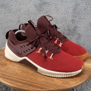 Nike Free Metcon X Dune Red Mens Size US 11 Athletic Trainers Sneaker AH8141-626